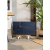 Convector woonkamer grijs/zwart